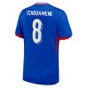 Frankreich Aurelien Tchouameni #8 Heimtrikot EM 2024 Kurzarm